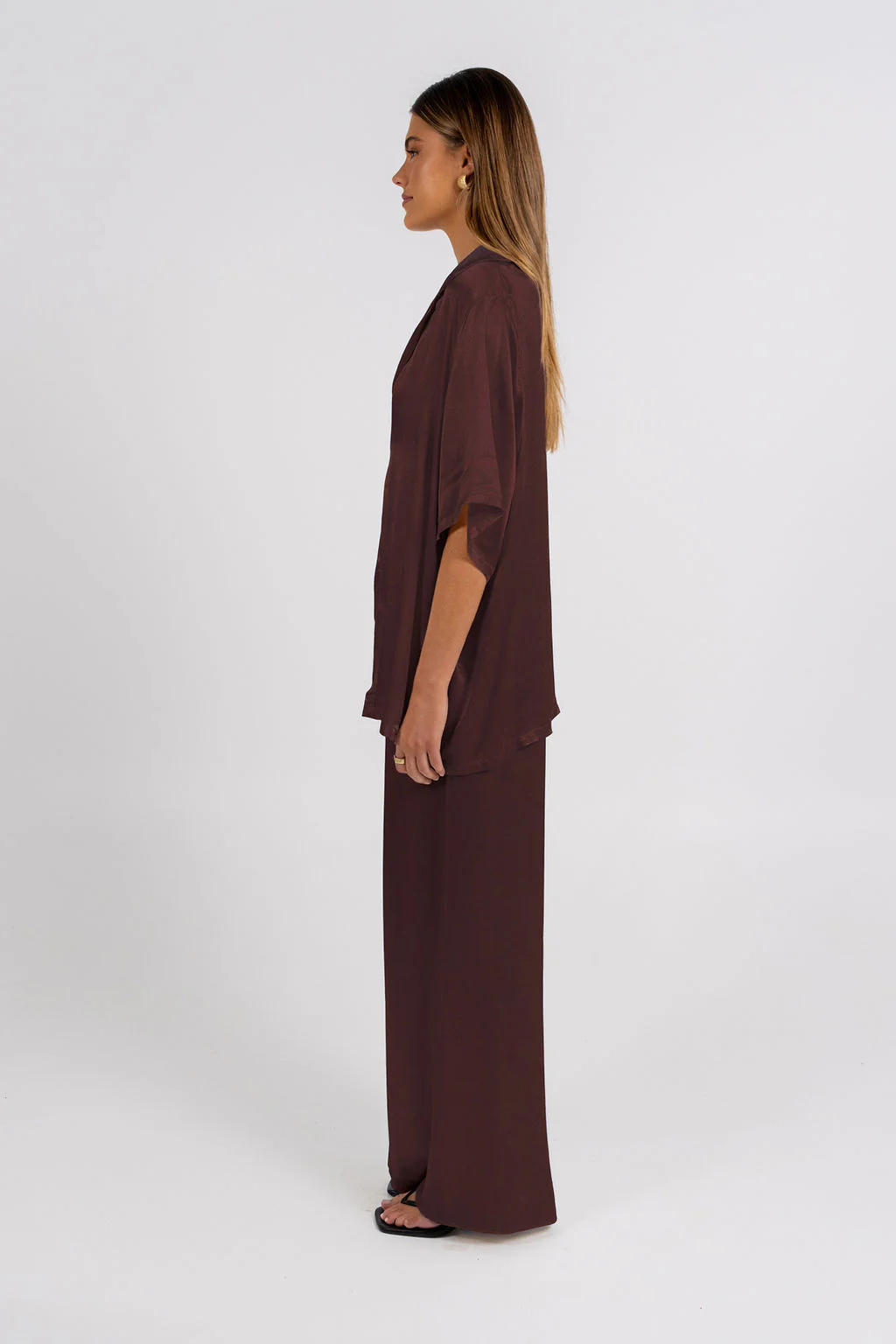 Francesca Shirt Chocolate - Image 5