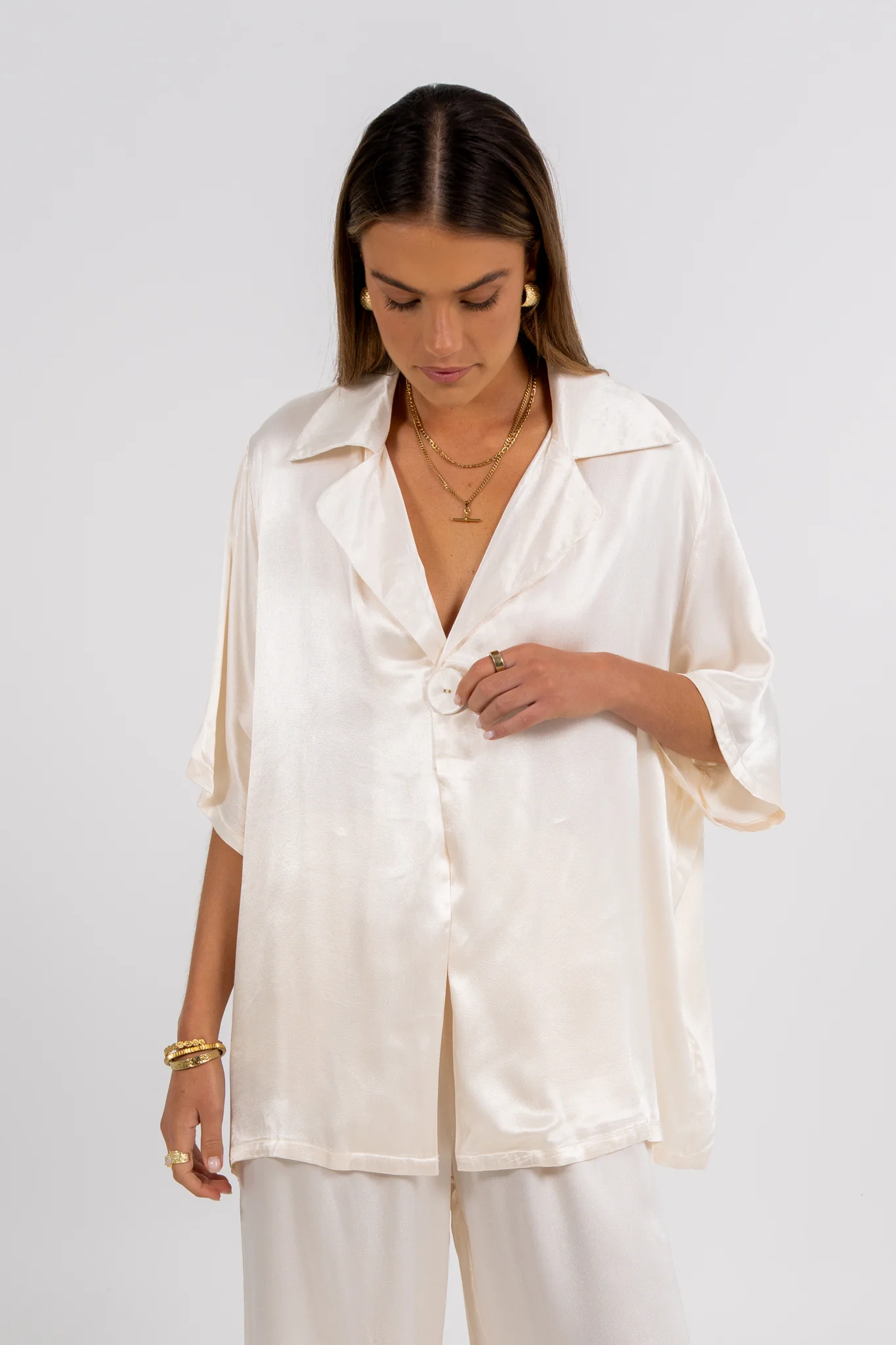 Francesca Shirt Cream - Image 10