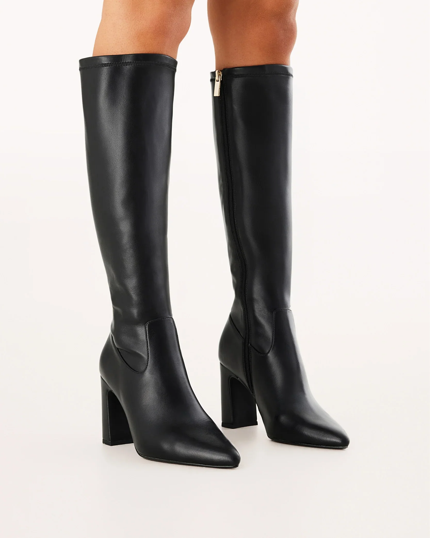 Freddy Knee High Boots Black - Image 4
