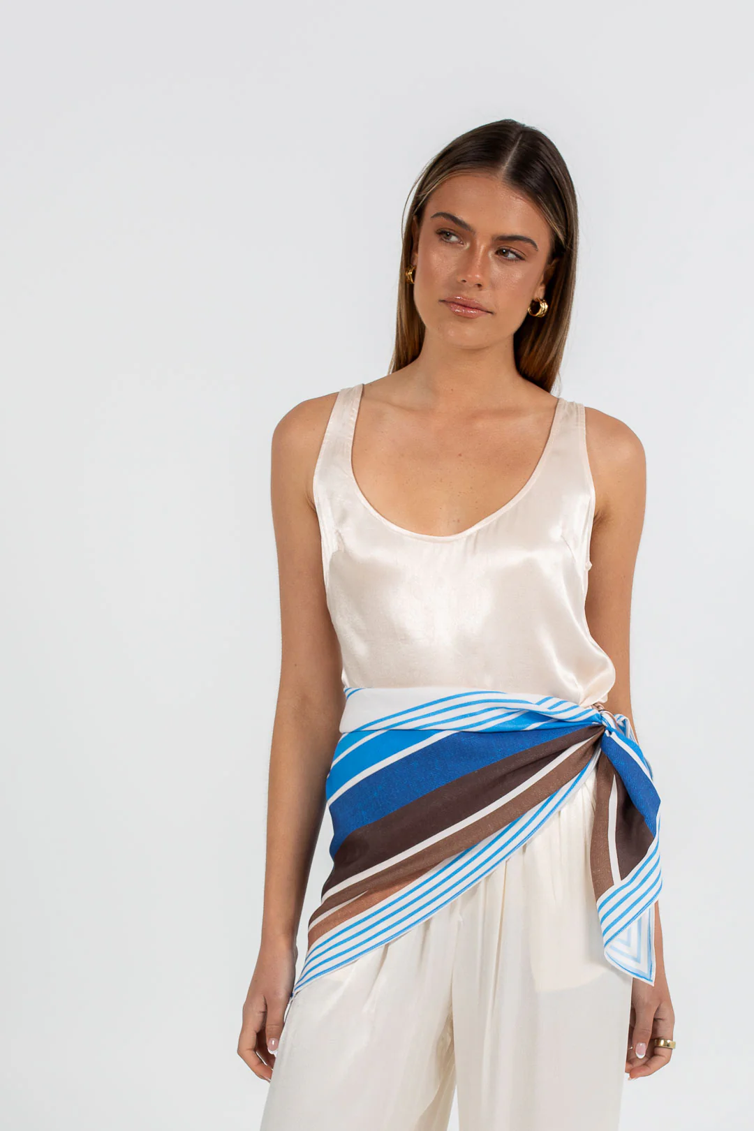 Gavdos Scarf Top Paros Stripe - Image 13
