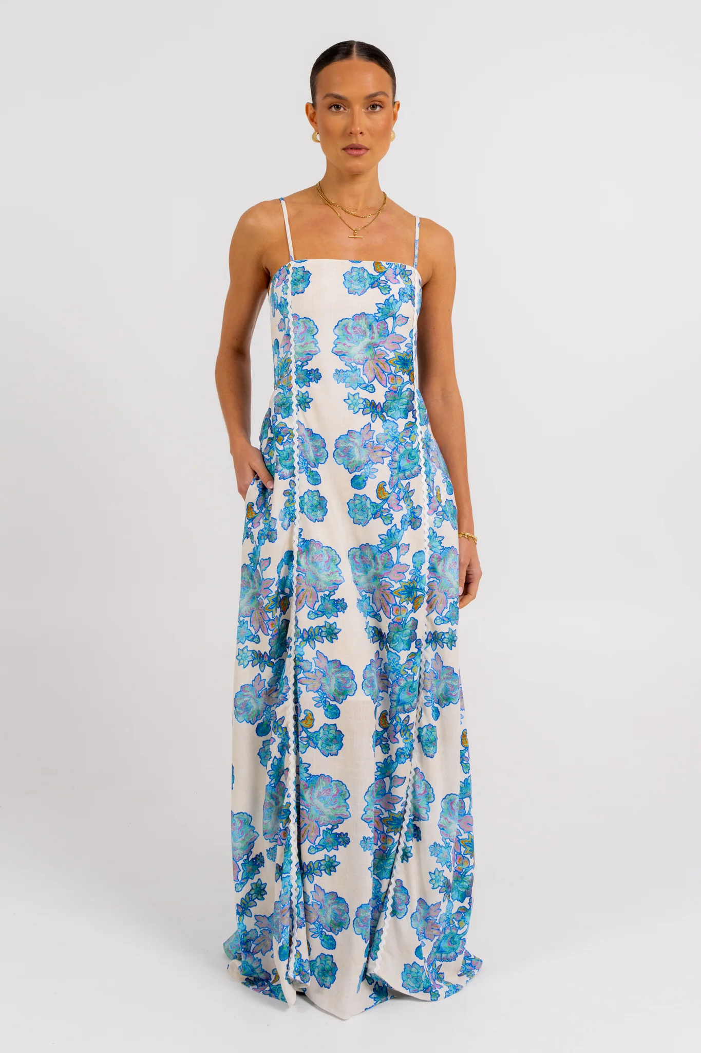 Grazie Maxi Dress Inkora Print - Image 6
