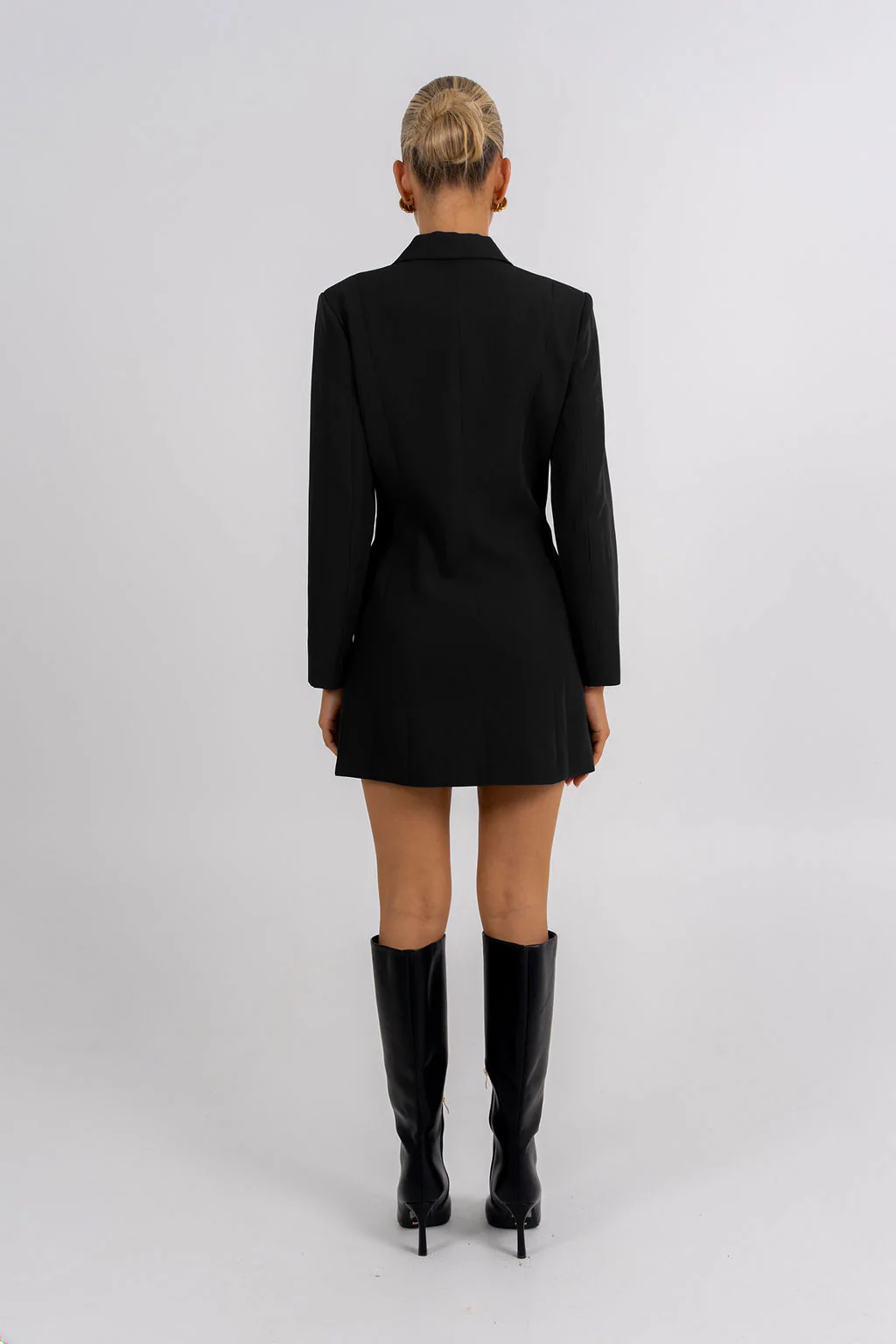 PRE ORDER Cassie Blazer Dress Black - Image 8