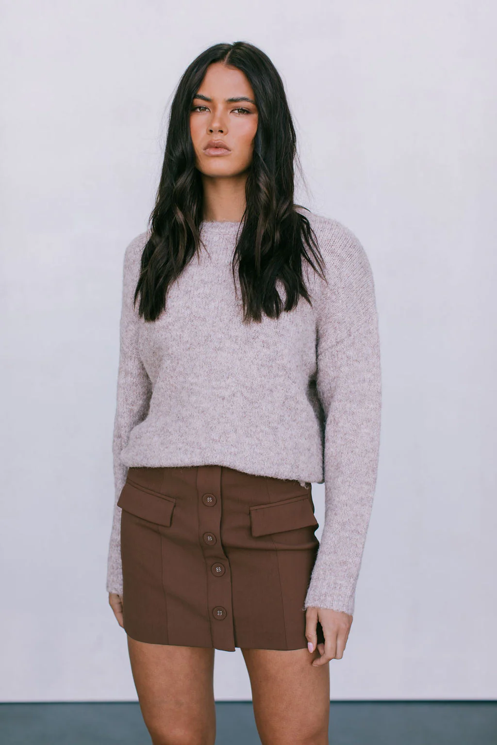 Haider Mini Skirt Chocolate - Image 9