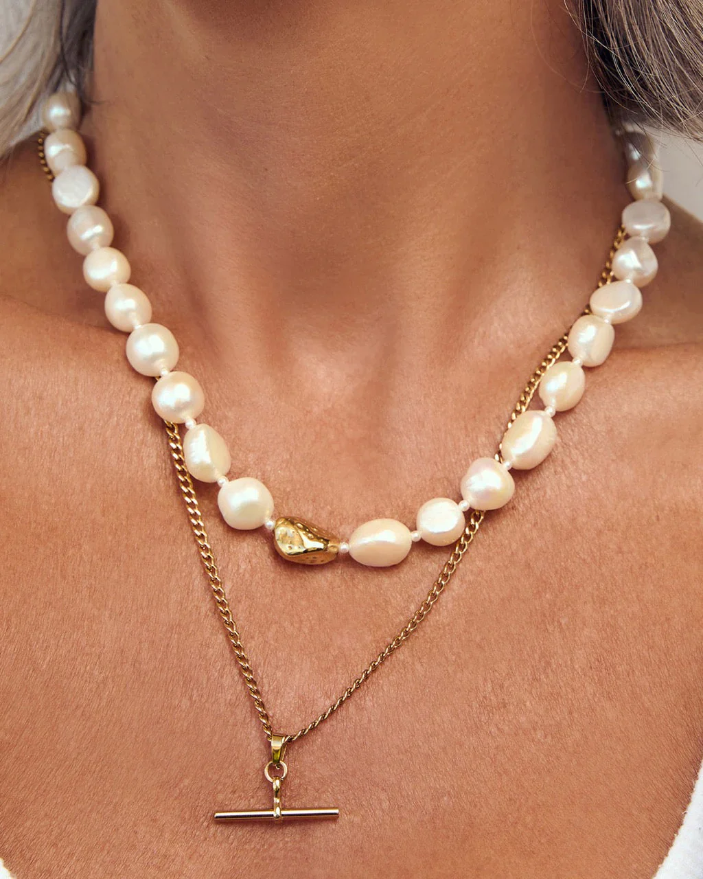 Hariette Necklace Pearl - Image 2