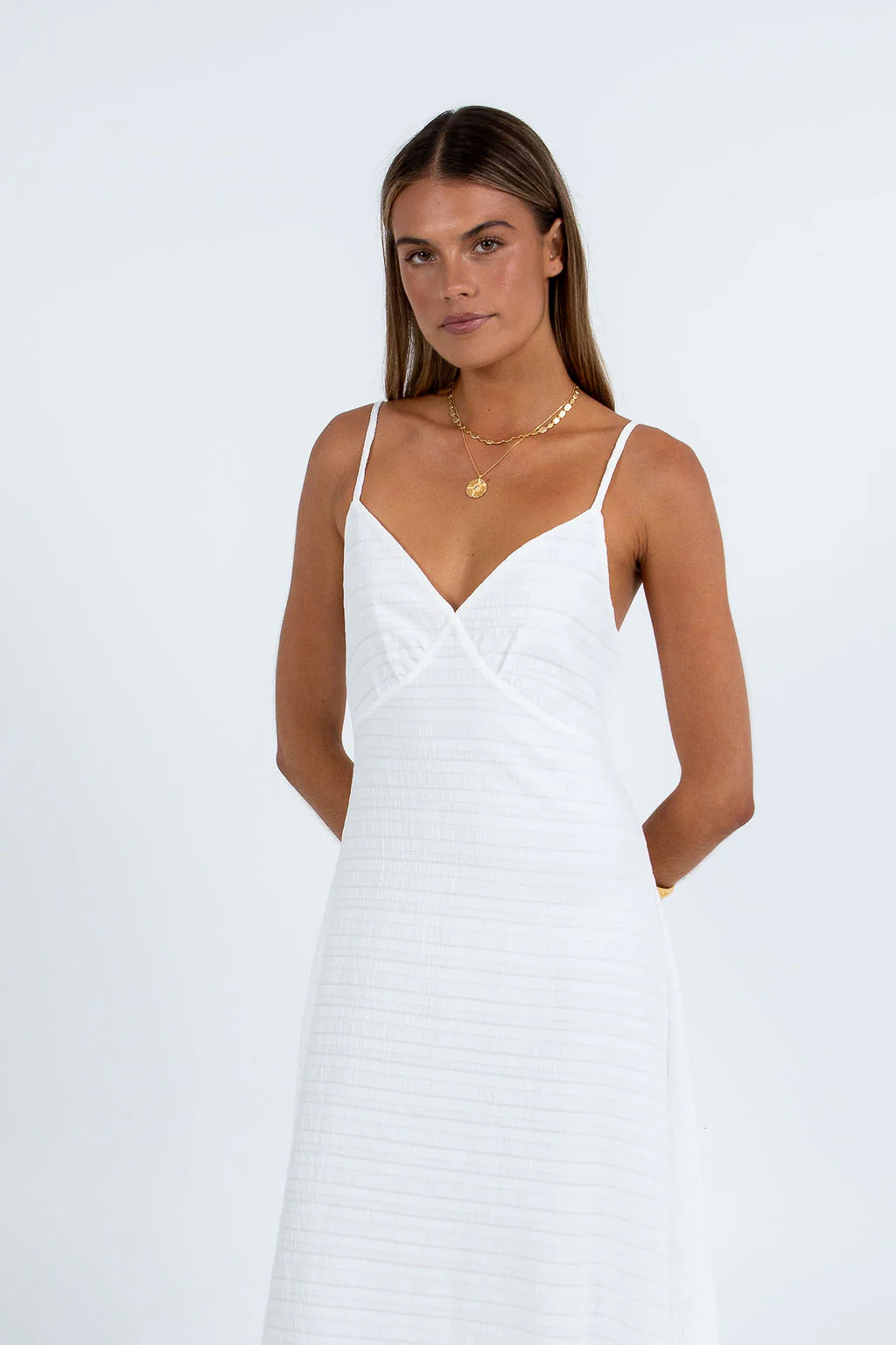 Hyacinth Maxi Dress White - Image 6