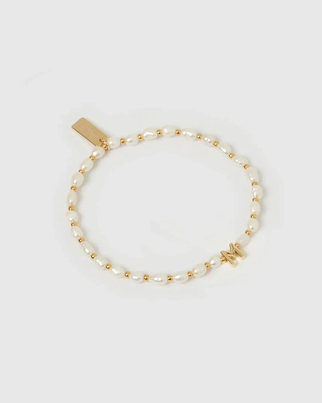 Initial Bracelet Pearl - Image 3