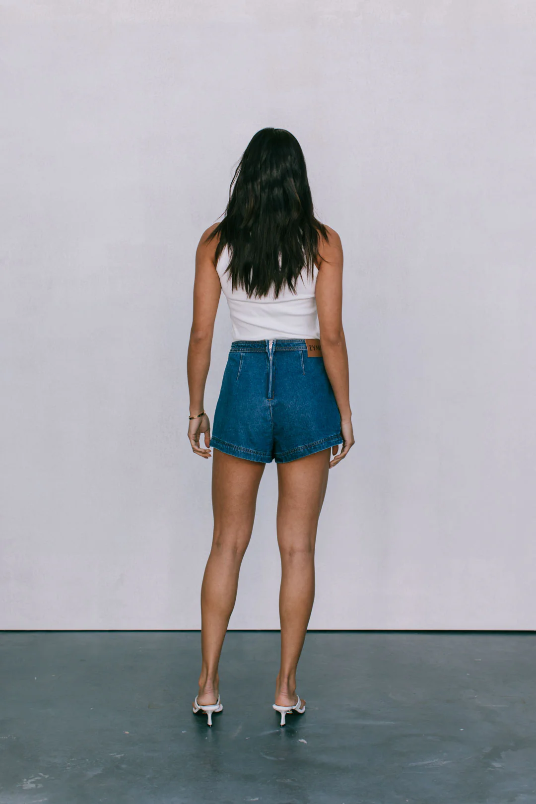 Jackie Denim Skort Dark Blue Wash - Image 13