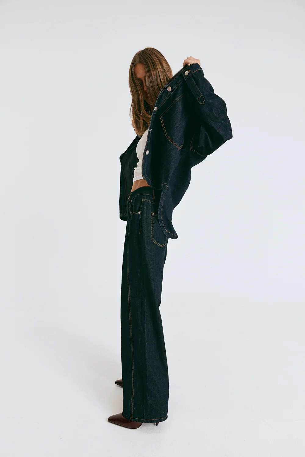 Ilou Denim Shirt Indigo - Image 8