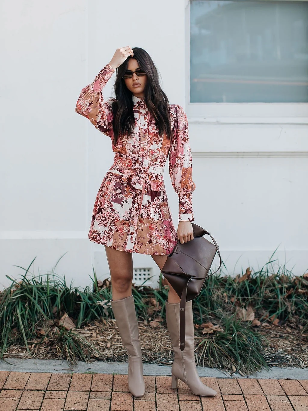 Jolanda Mini Dress Fleur Print