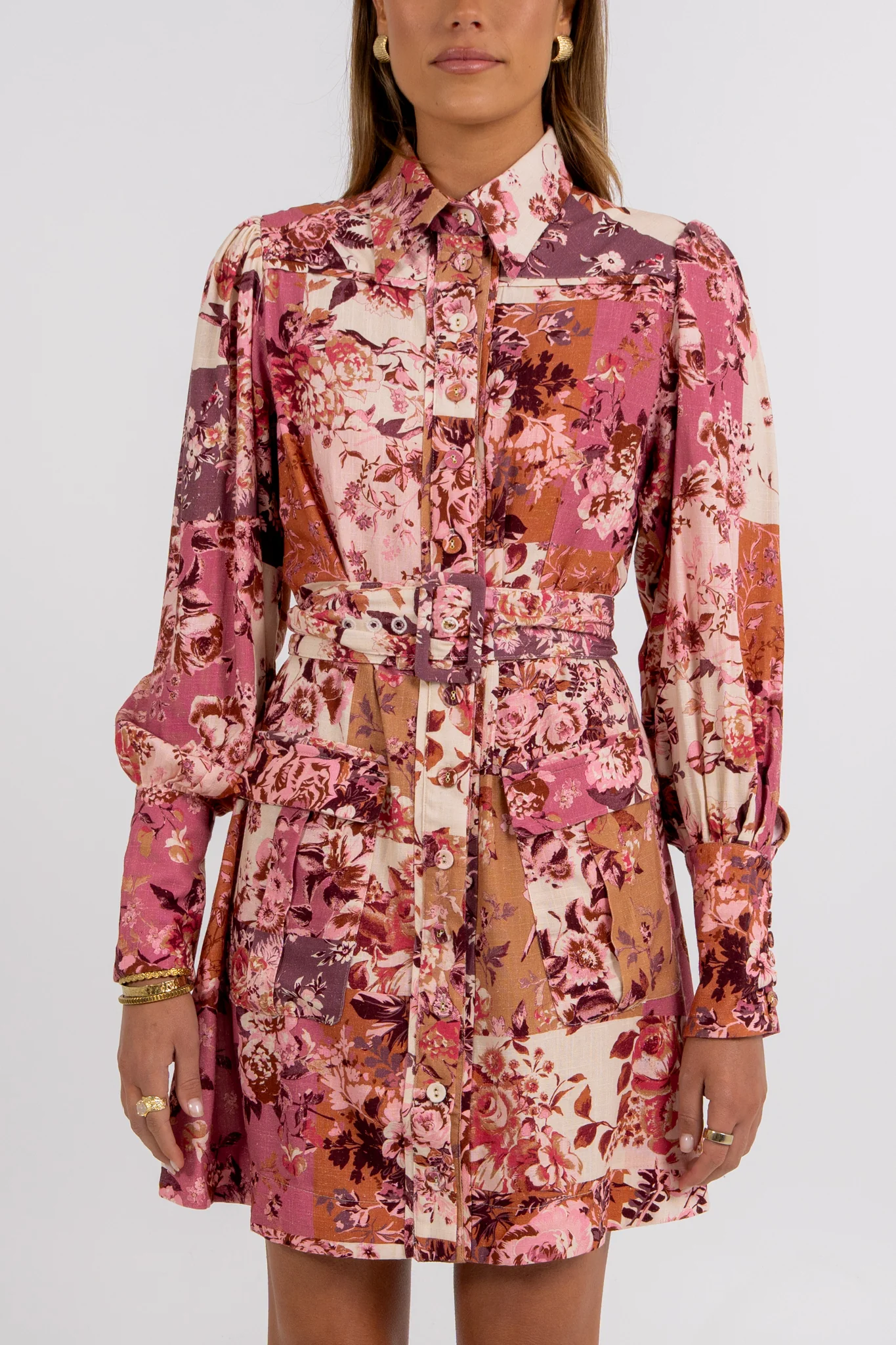 Jolanda Mini Dress Fleur Print - Image 4