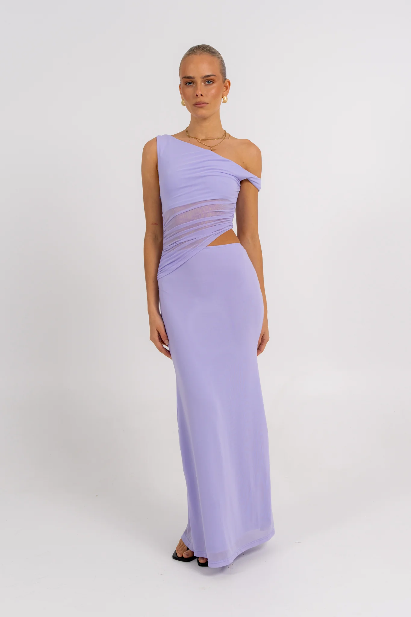 Karter Maxi Dress Lilac - Image 6