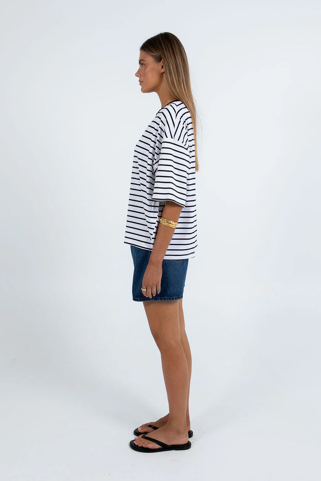 Kell Tee Black Stripe - Image 4