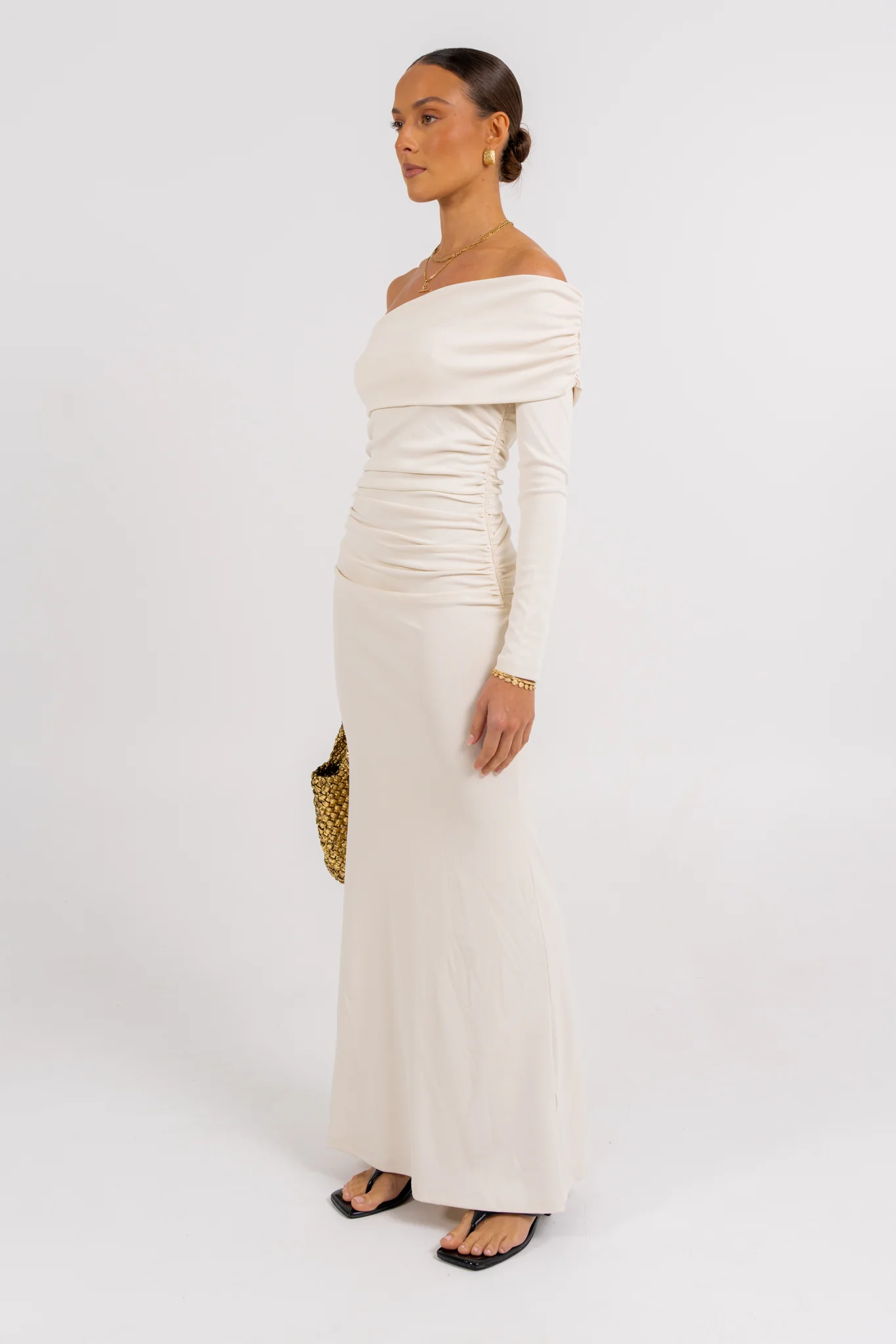 Lana Dress Bone - Image 3