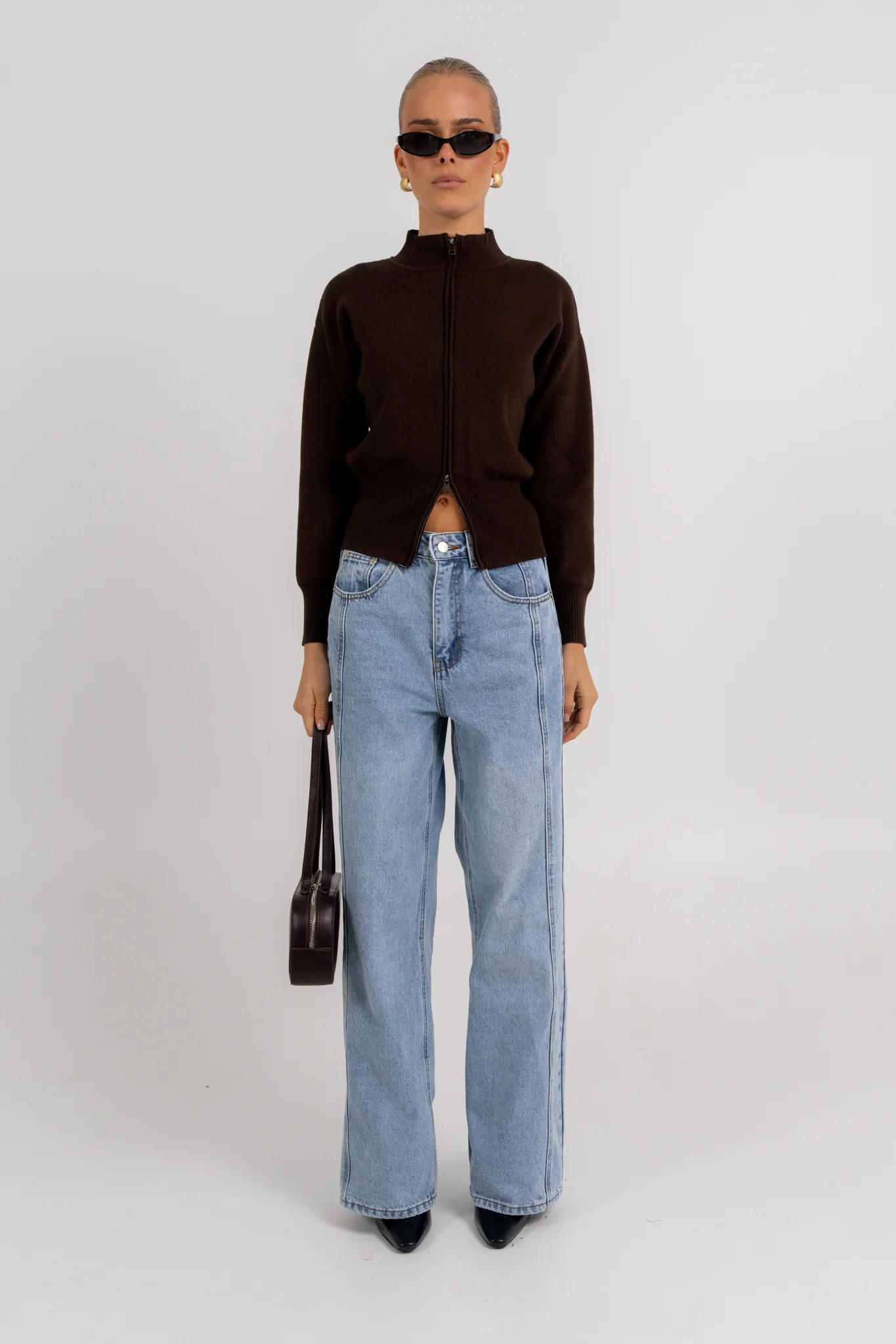 Lexi Cardigan Chocolate - Image 5