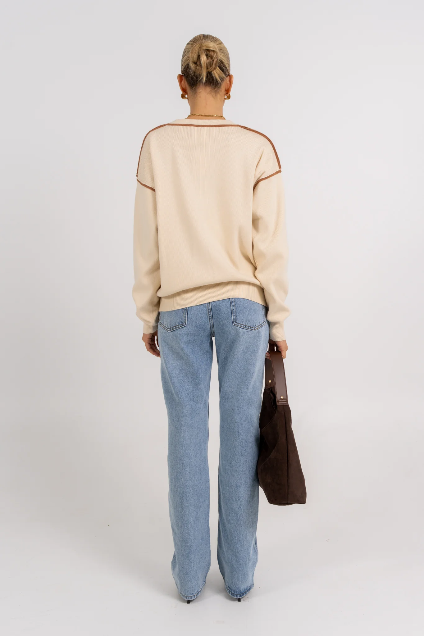 Libra Knit Jumper Cream - Image 3
