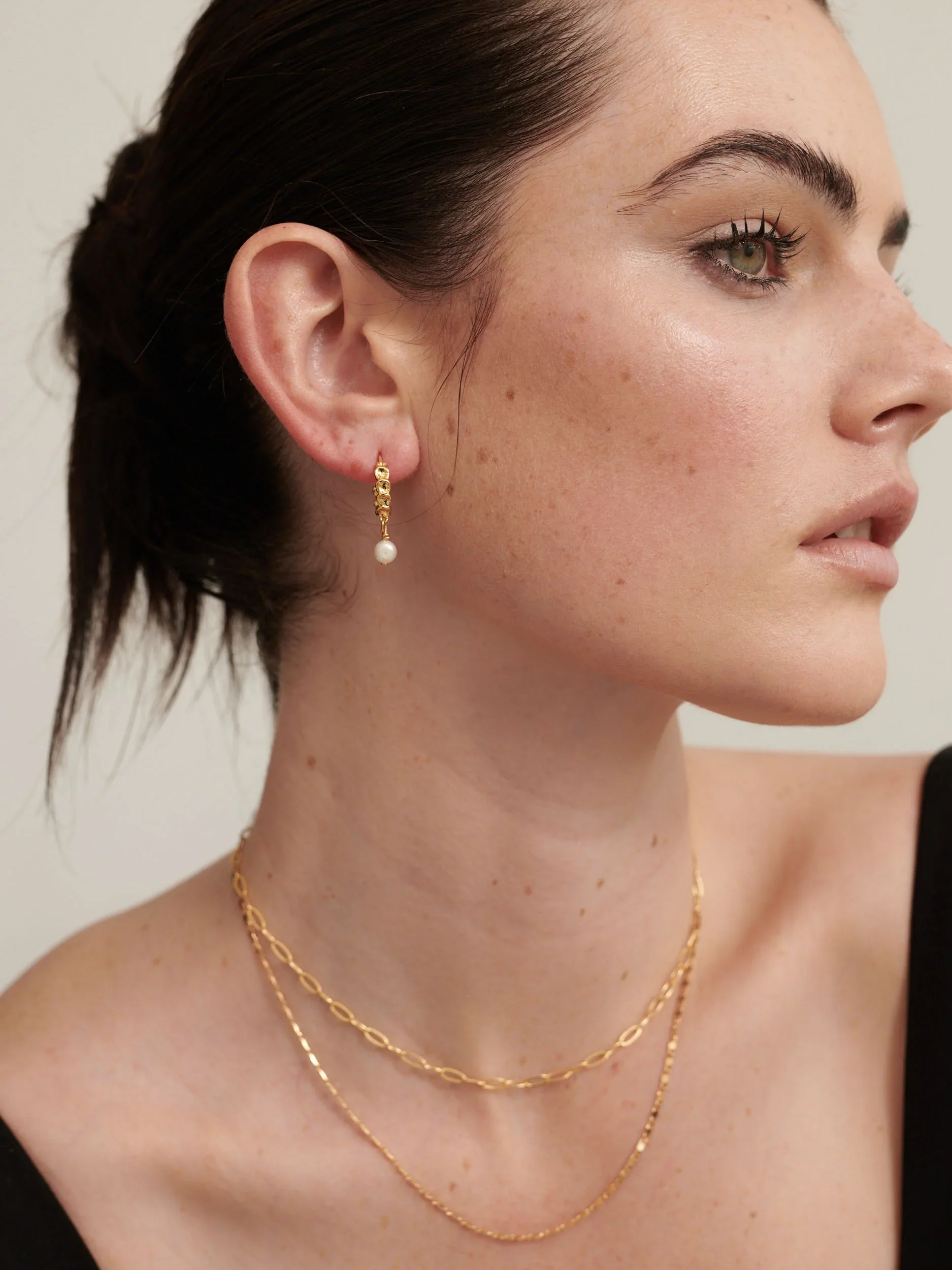 Luna Layered Necklace Gold - Image 3
