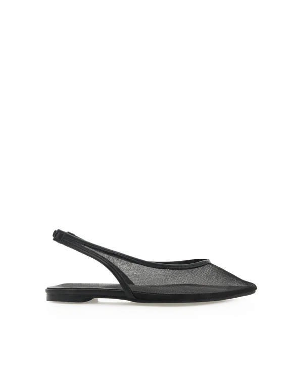 Margot Mesh Flats Black