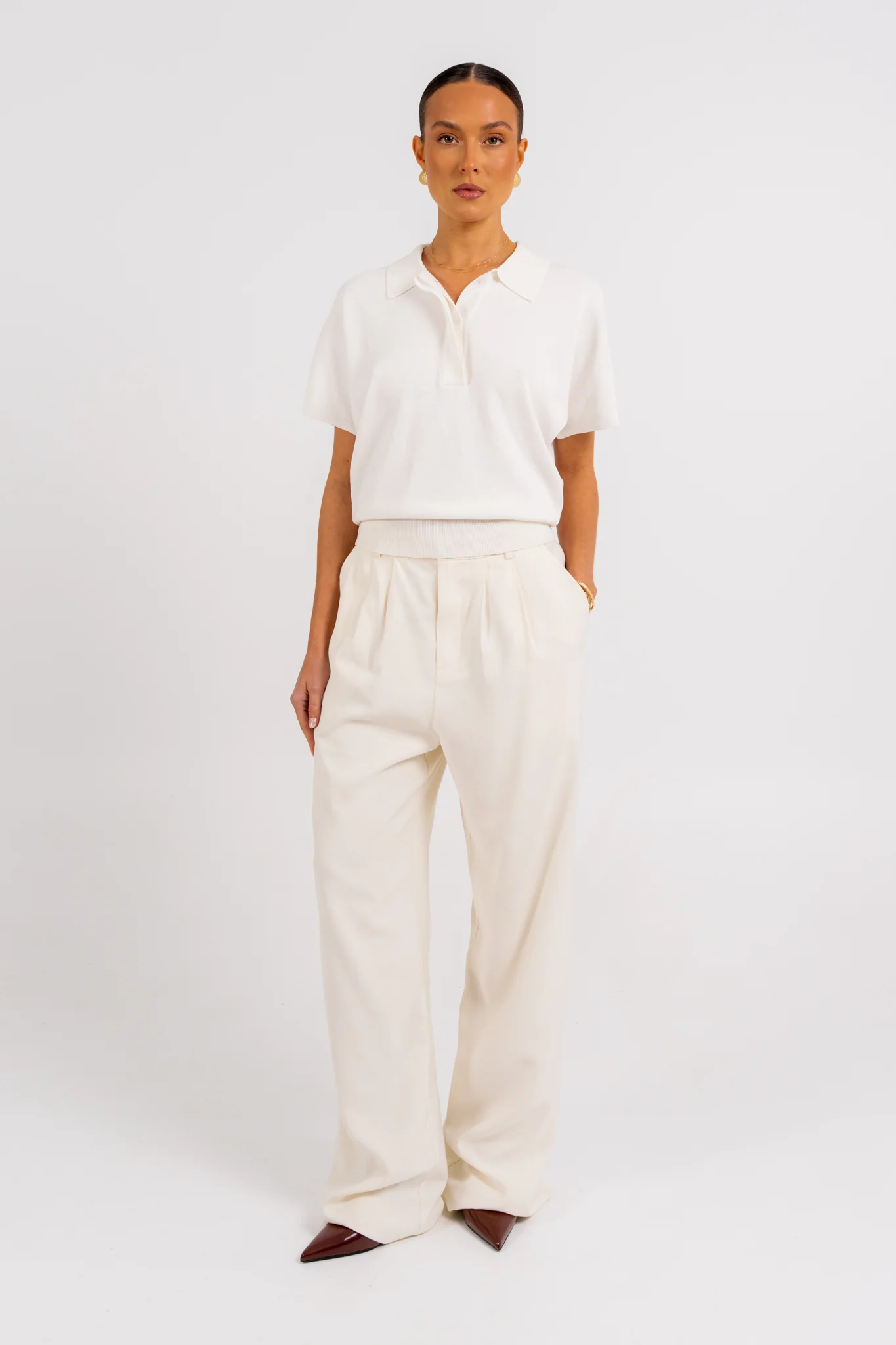 PRE ORDER Mayda Tailored Pants Bone - Image 8