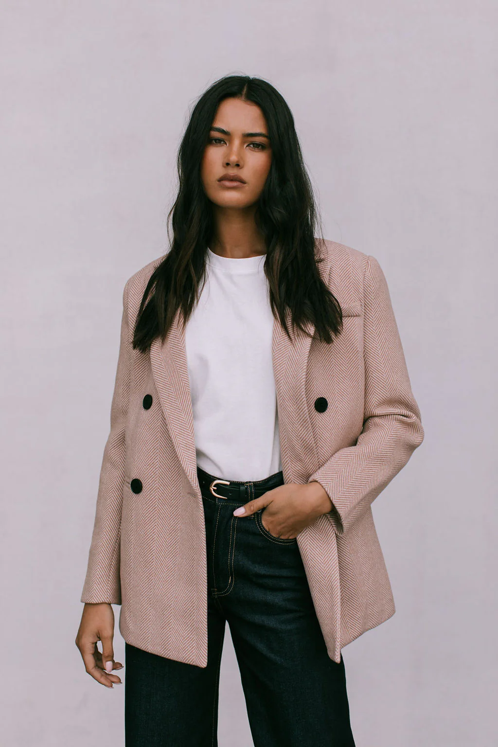 Mila Blazer Beige - Image 19