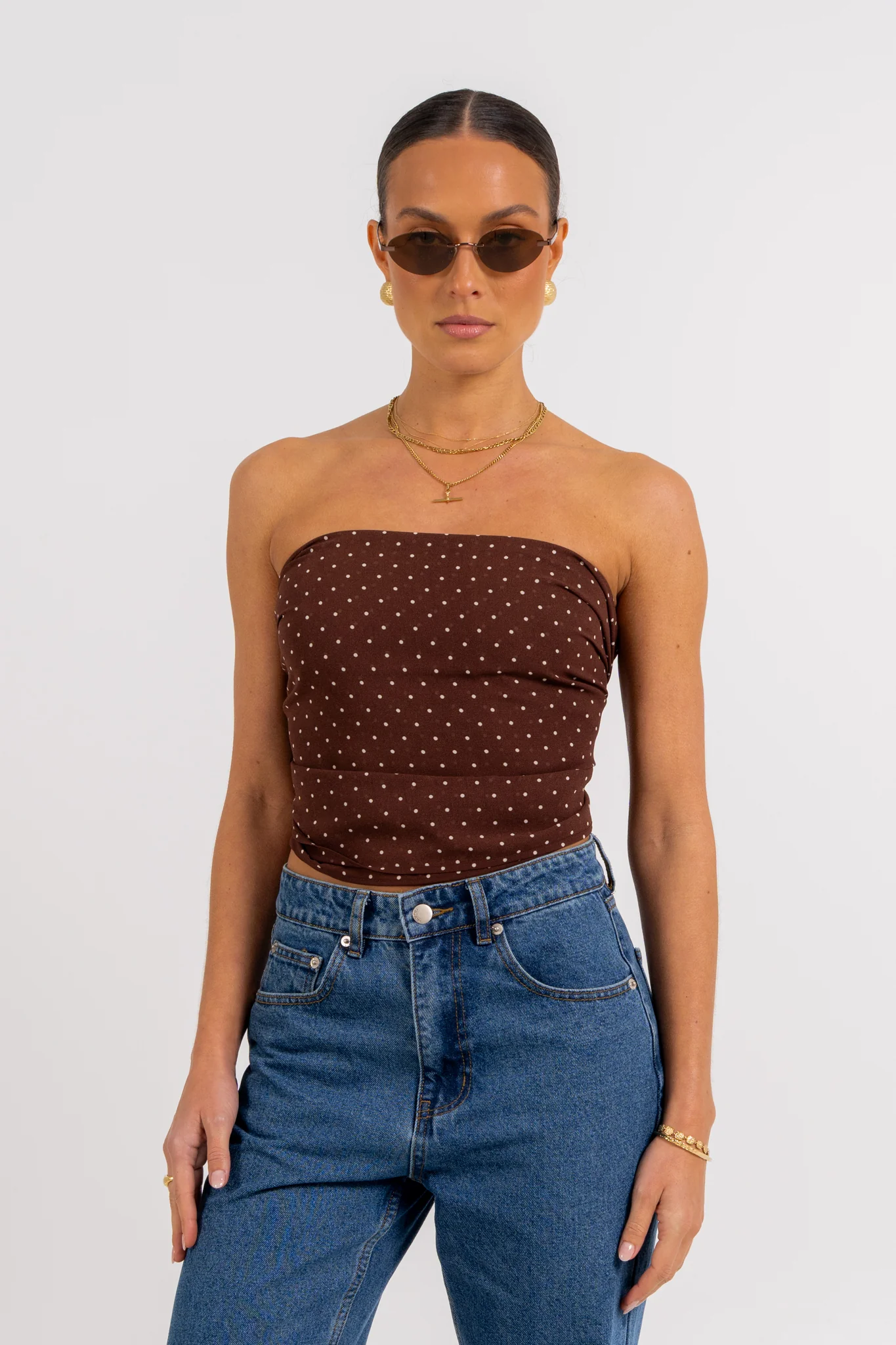 Mimi Scarf Top Polka Dot - Image 5