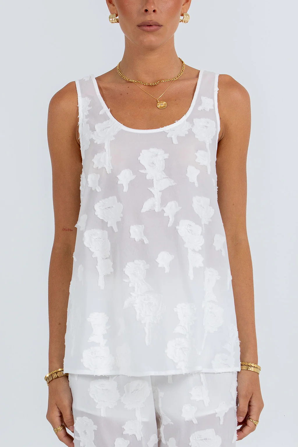 Mirabel Lace Top White - Image 8