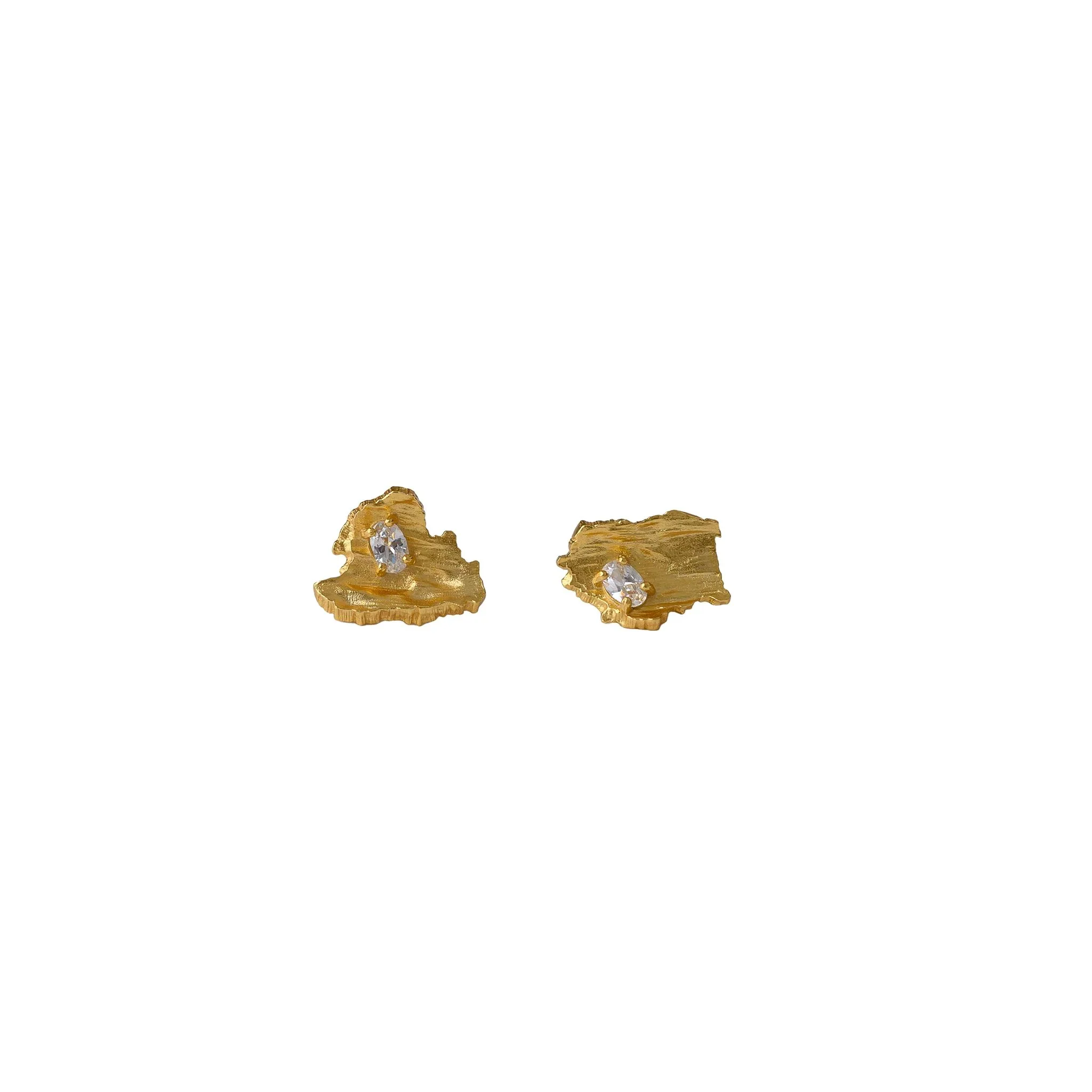 Nora Earrings Gold - Image 4