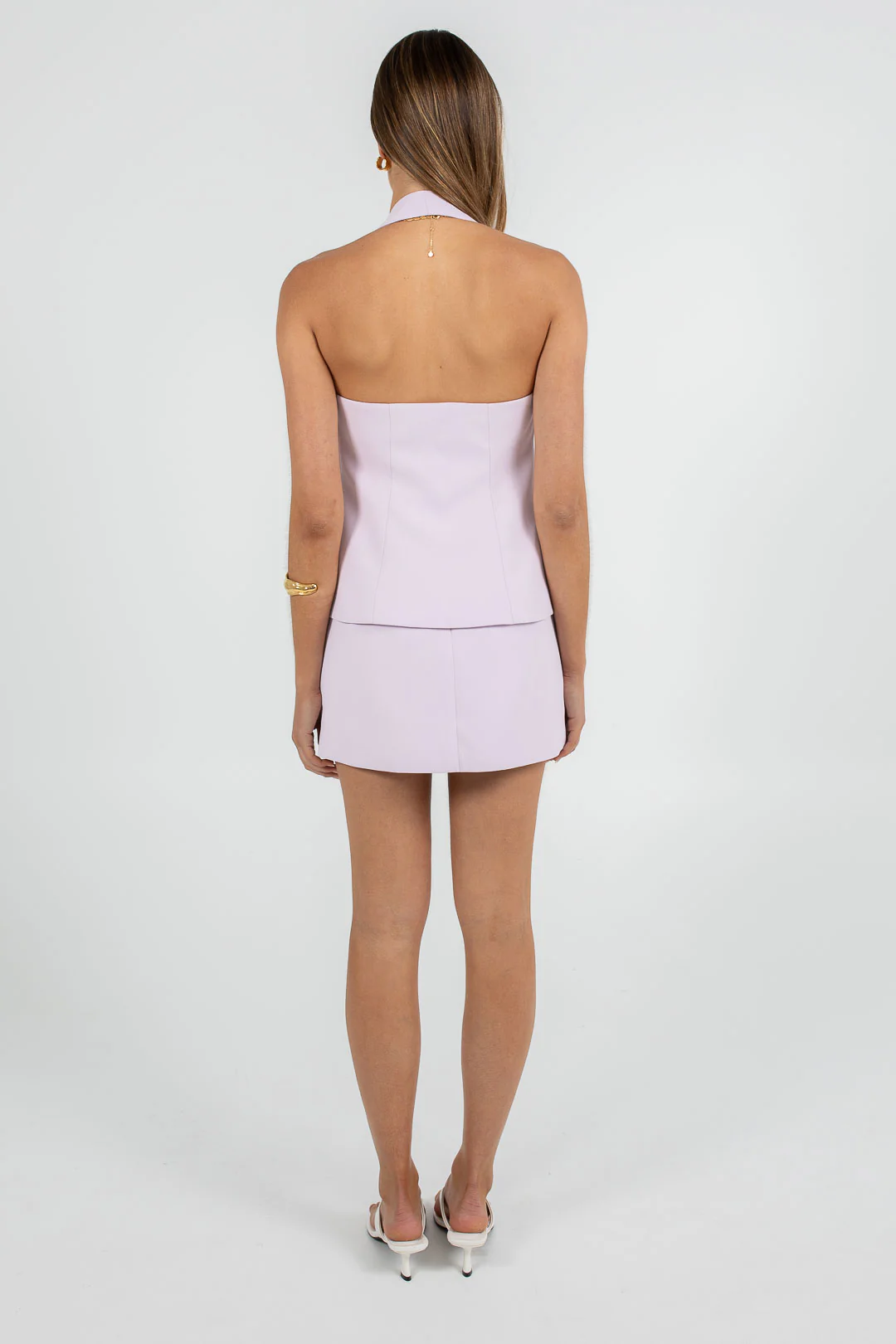 Nellie Mini Skirt Pastel Lilac - Image 8