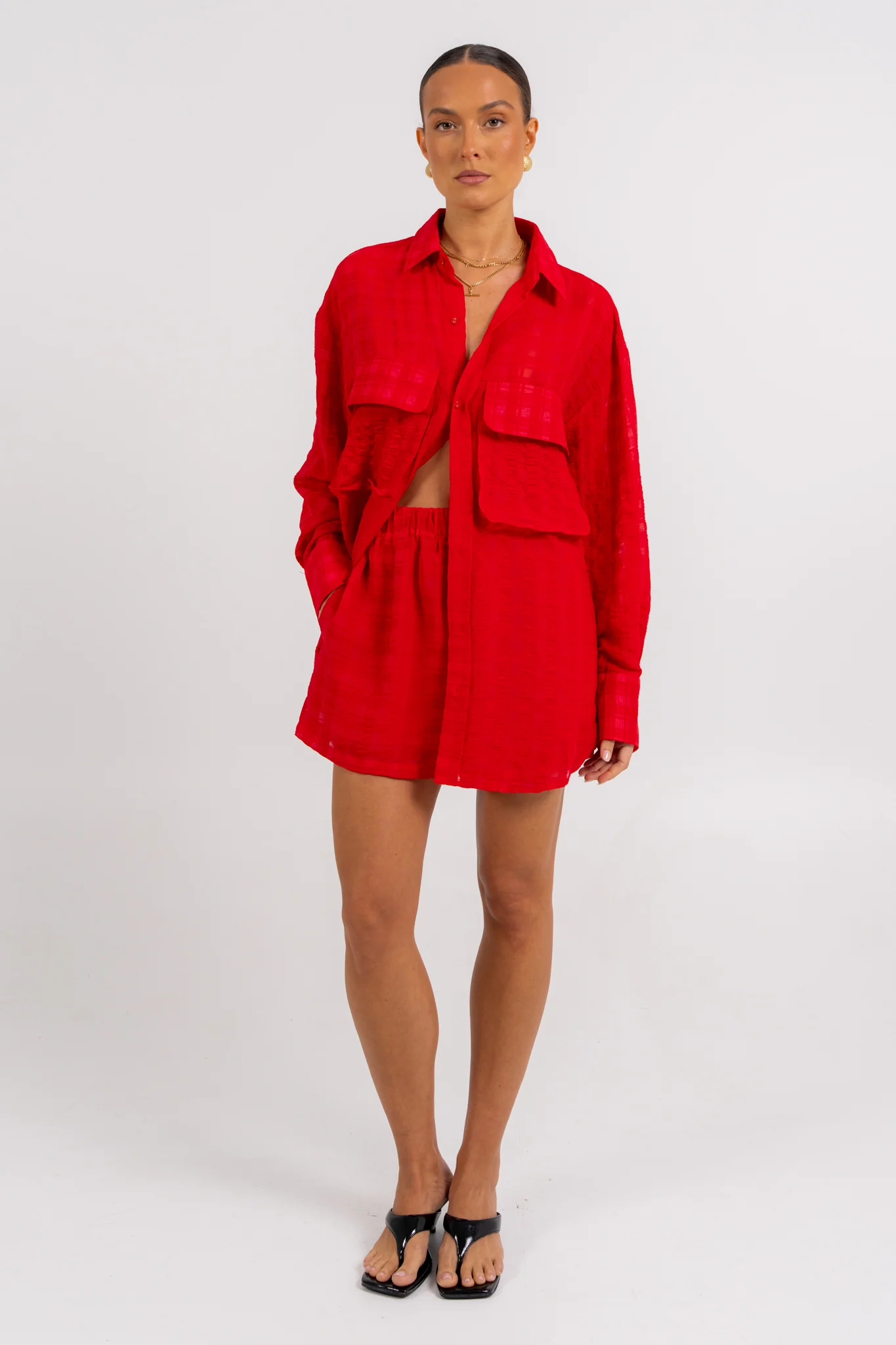 Olinda Short Red - Image 3