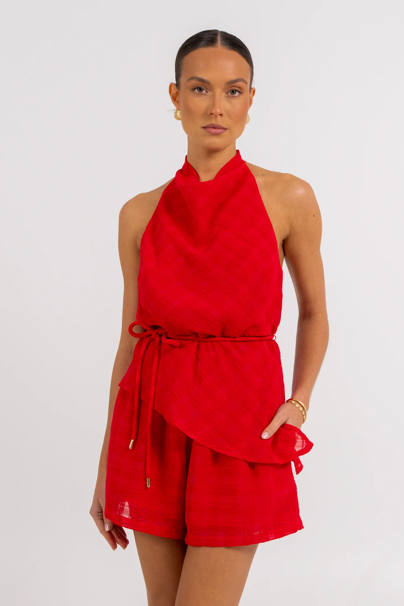 Olinda Short Red - Image 7