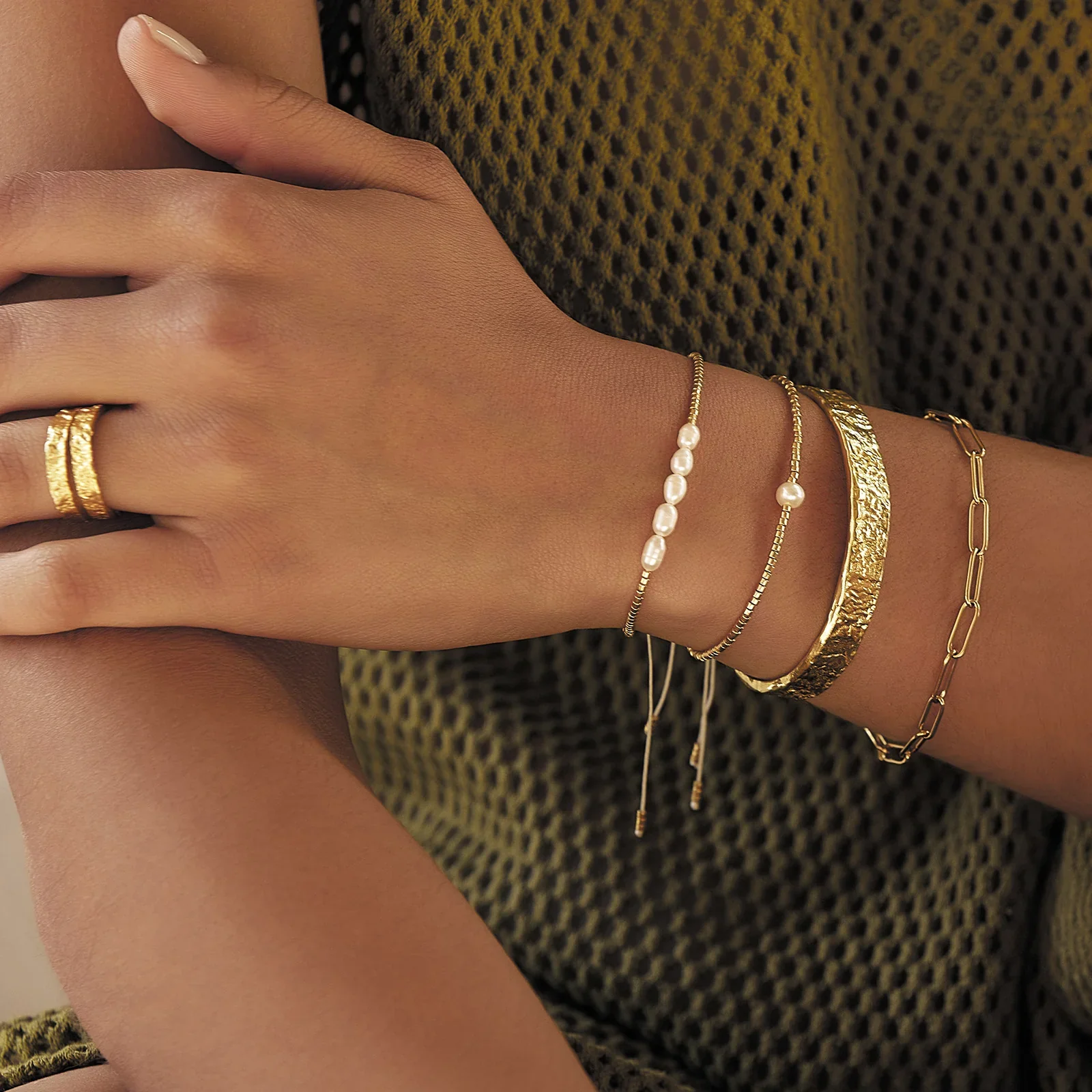 Olivia Cuff Gold - Image 4