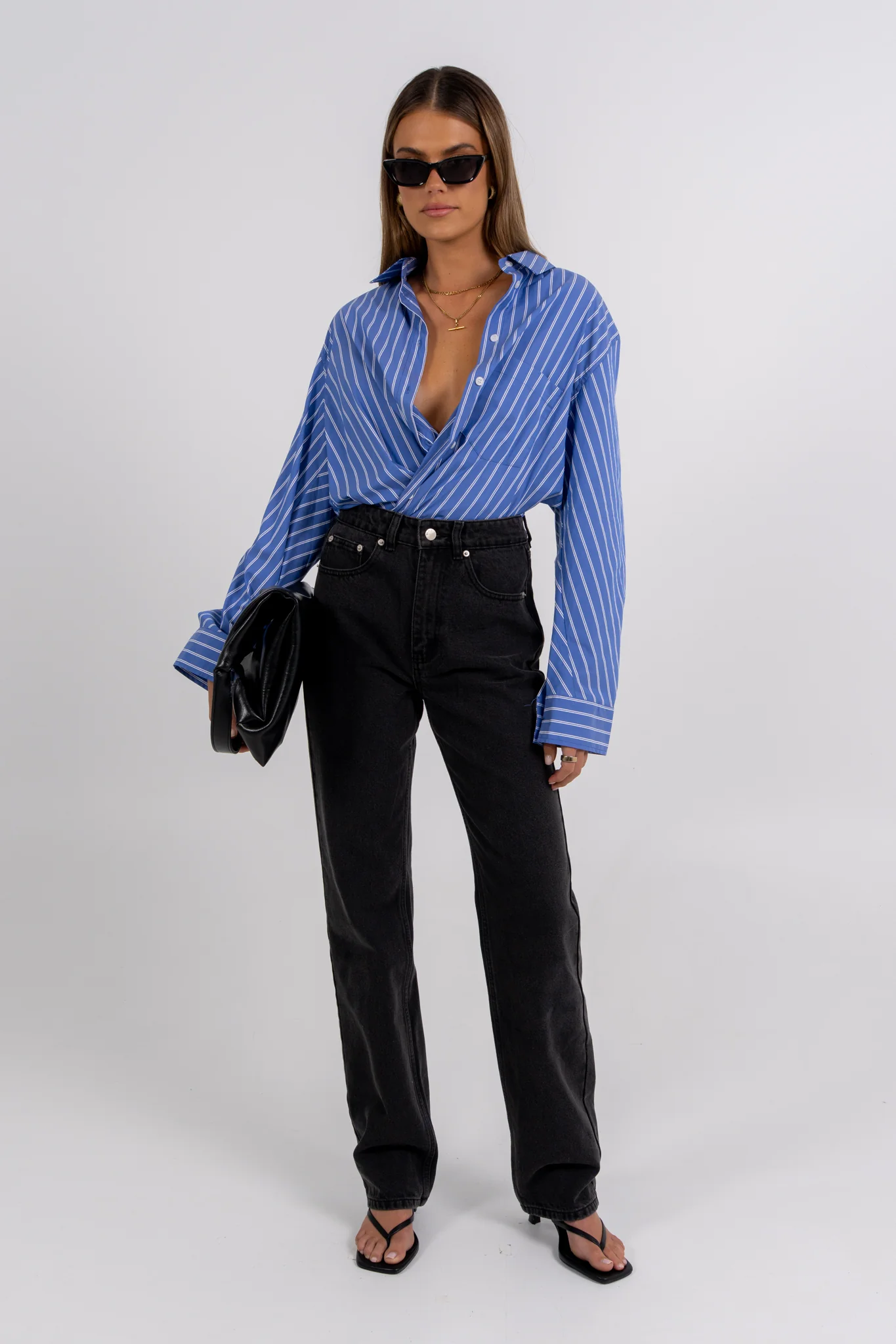 Oliver Shirt White Stripe - Image 3