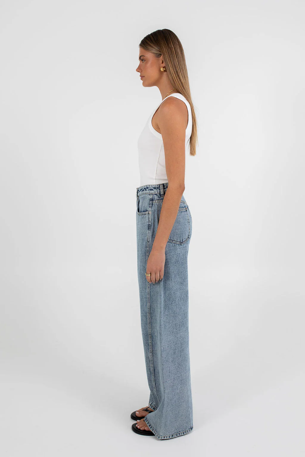 Elissa Baggy Jean Dark Mineral Wash - Image 8