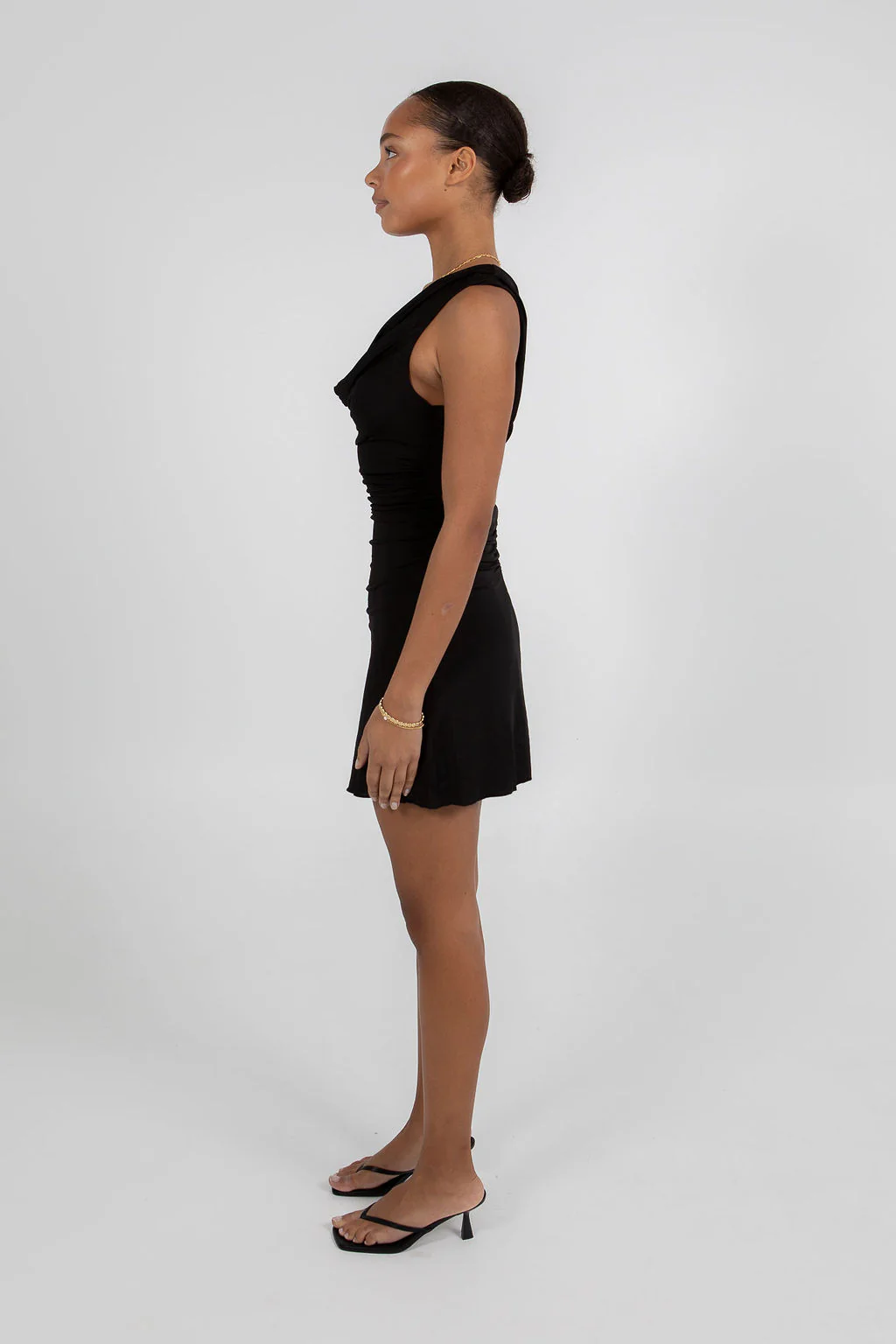 Flossie Mini Dress Black - Image 8