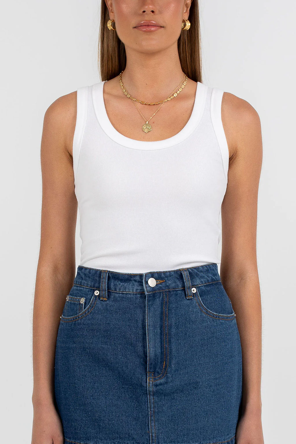 Lucy Denim Skort Classic Blue - Image 2