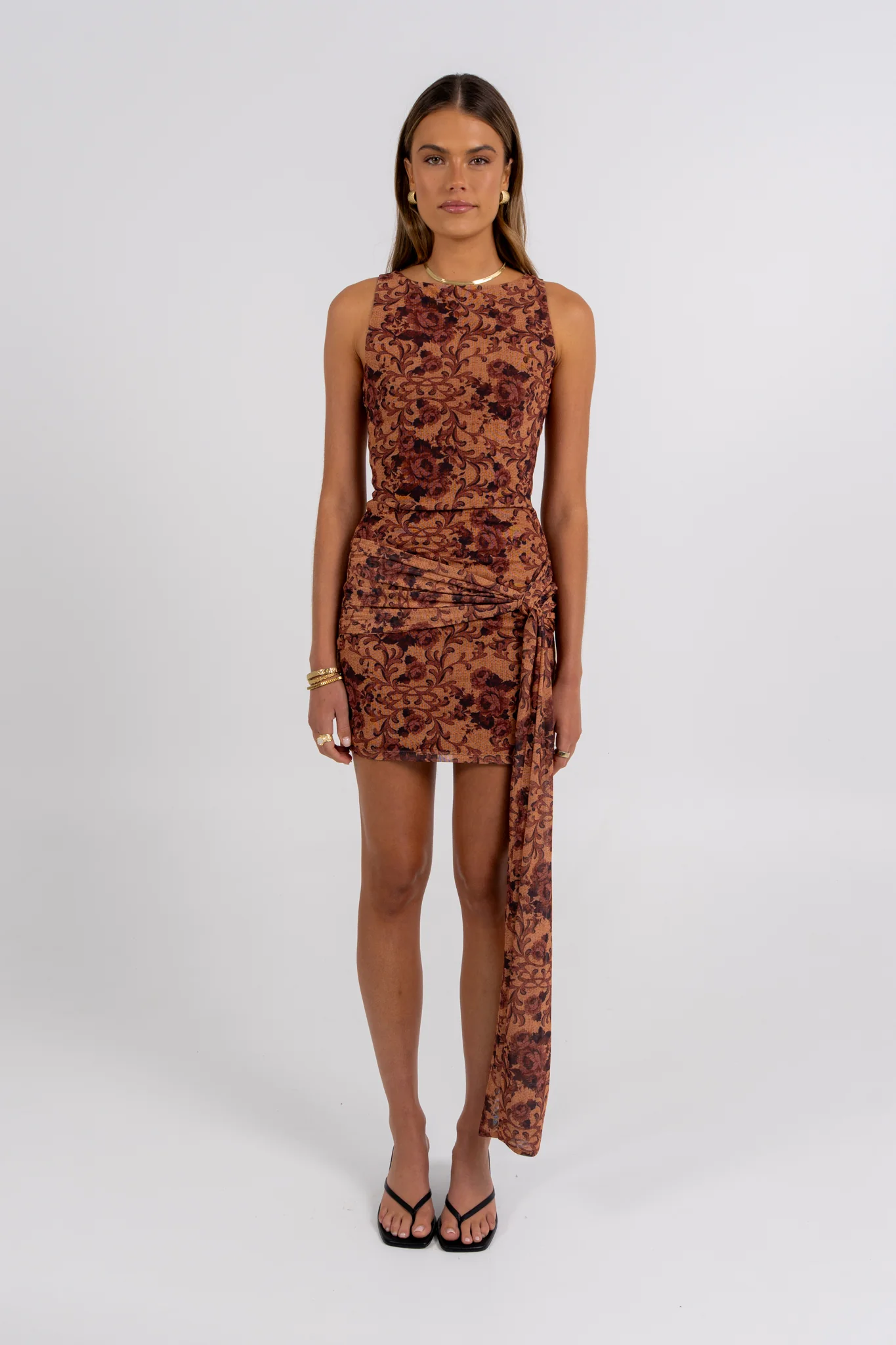 Misha Mini Dress Heirloom Print