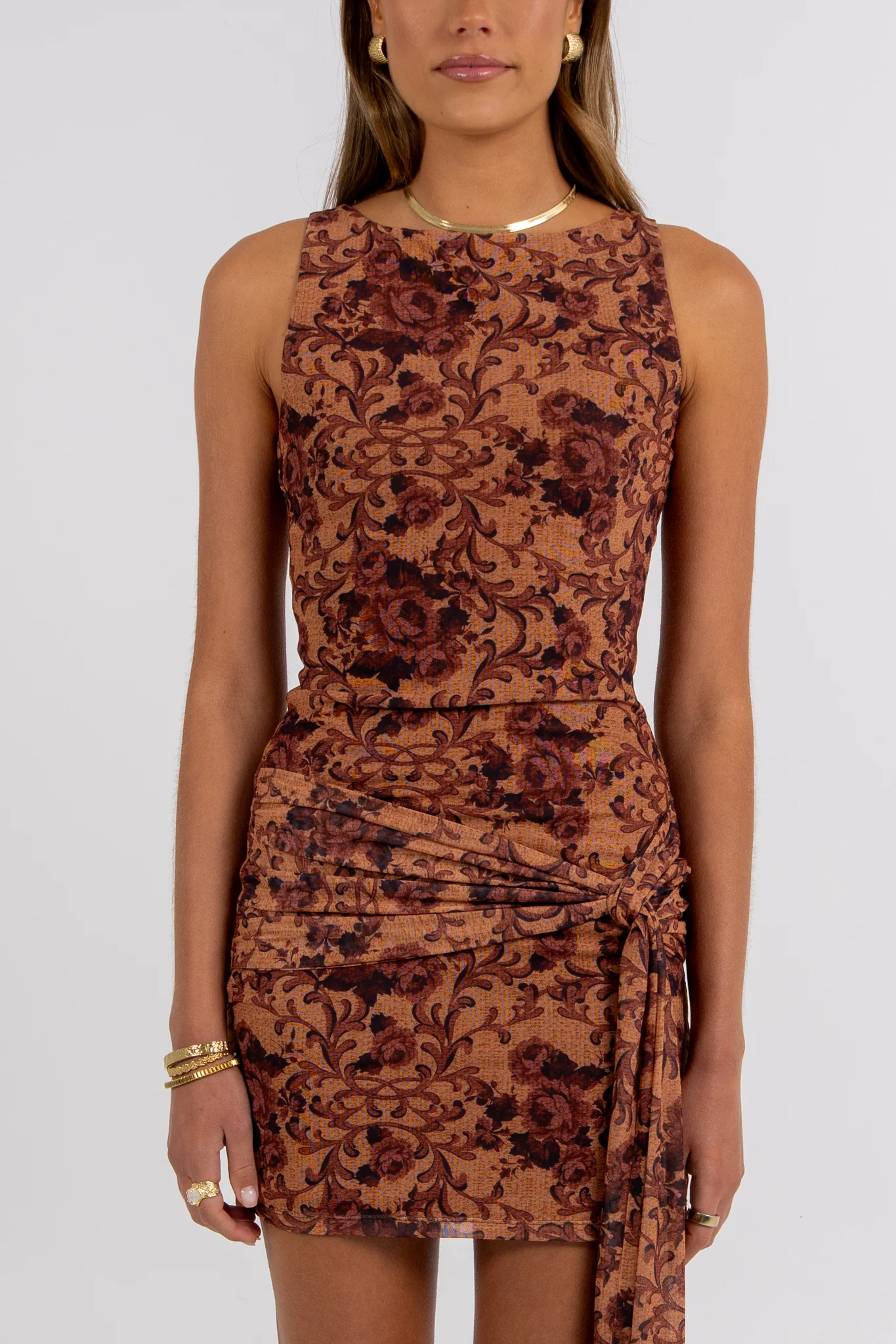 Misha Mini Dress Heirloom Print - Image 2