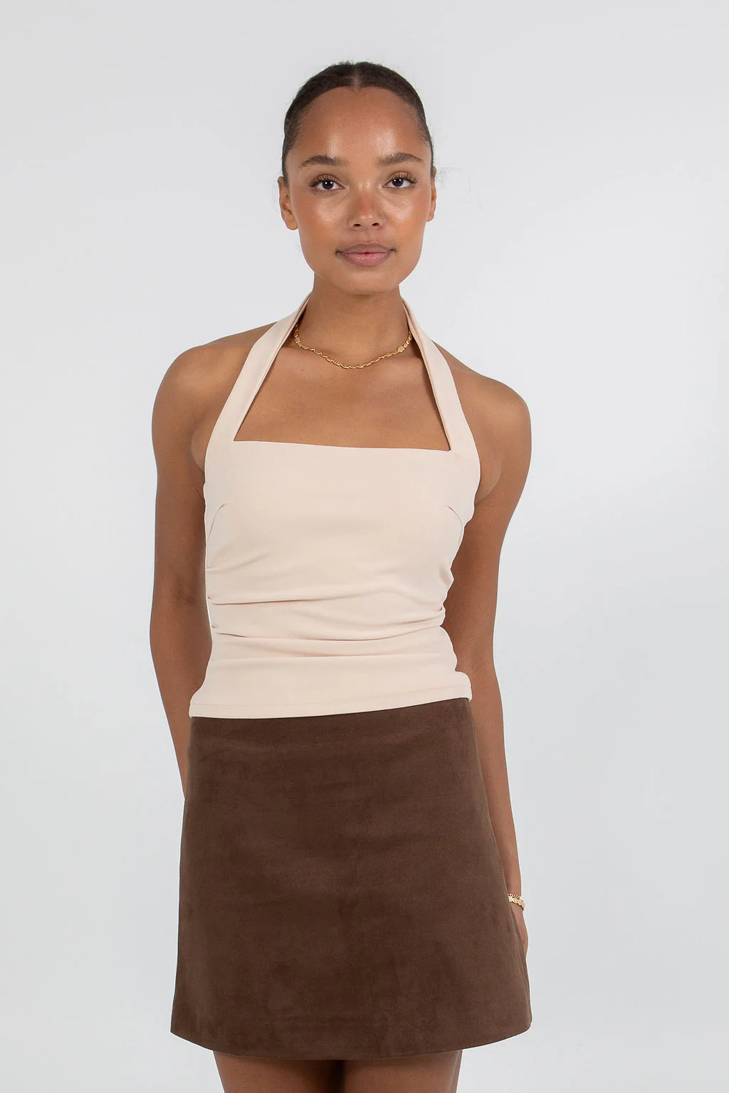 Rilee Halter Top Bone - Image 10