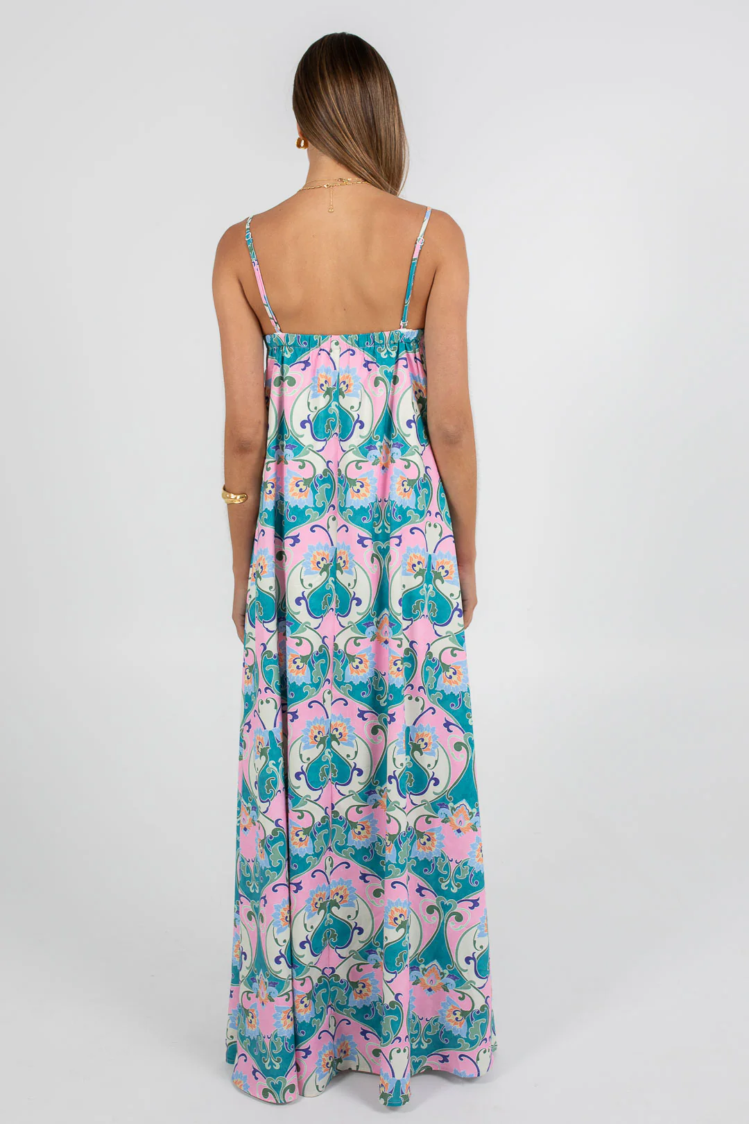 Ruelle Maxi Dress Charm Print - Image 3