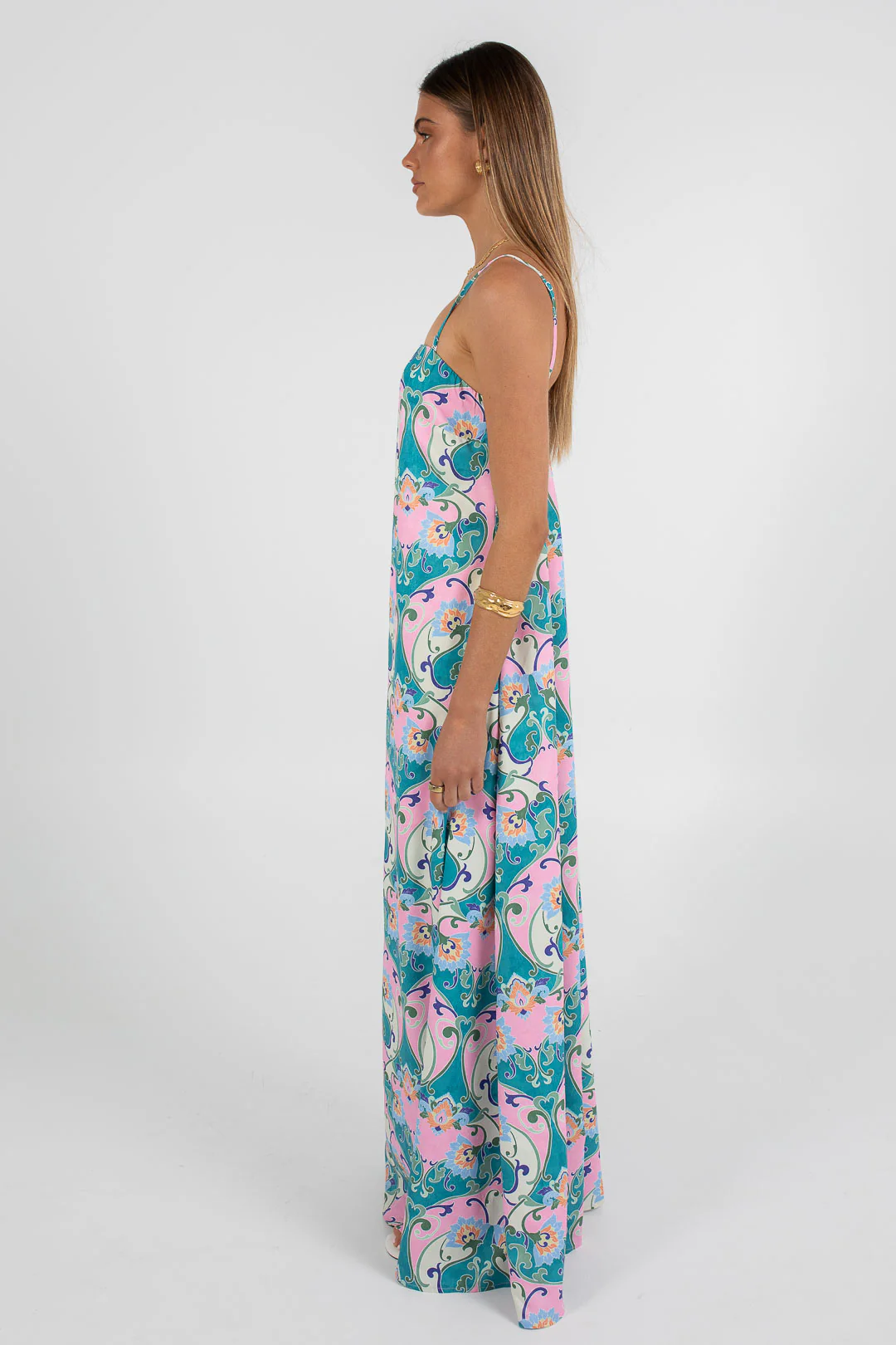 Ruelle Maxi Dress Charm Print - Image 7