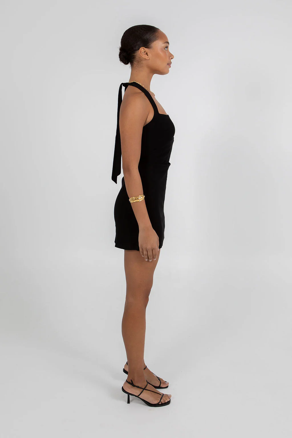 Xylah Mini Dress Black - Image 5