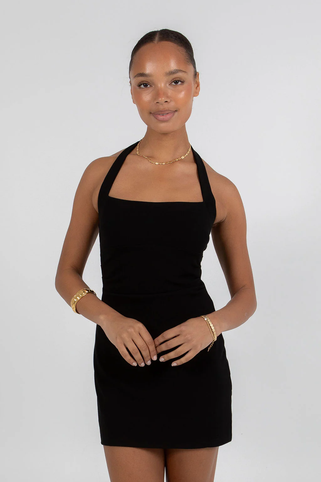 Xylah Mini Dress Black - Image 7
