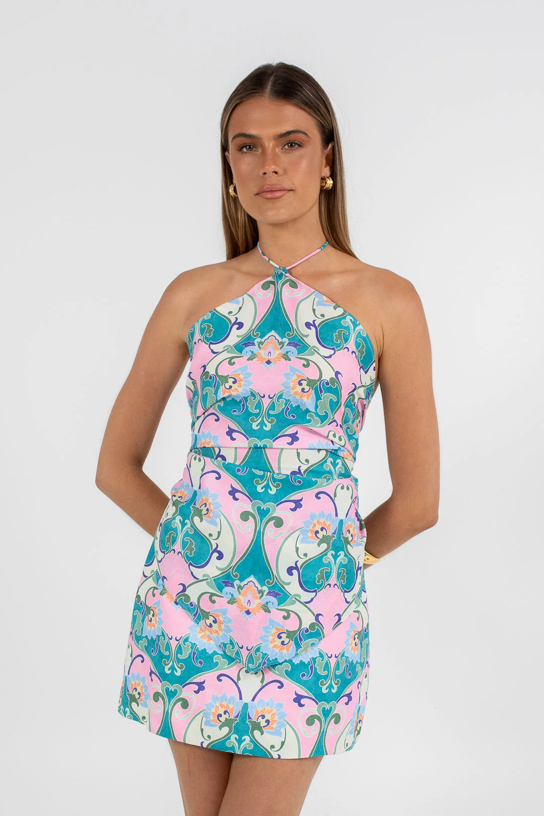 Xyra Scarf Top Charm Print - Image 5