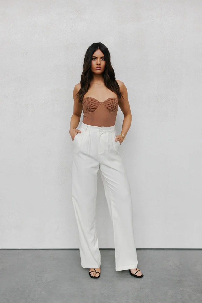 Pip Bodysuit Caramel - Image 4