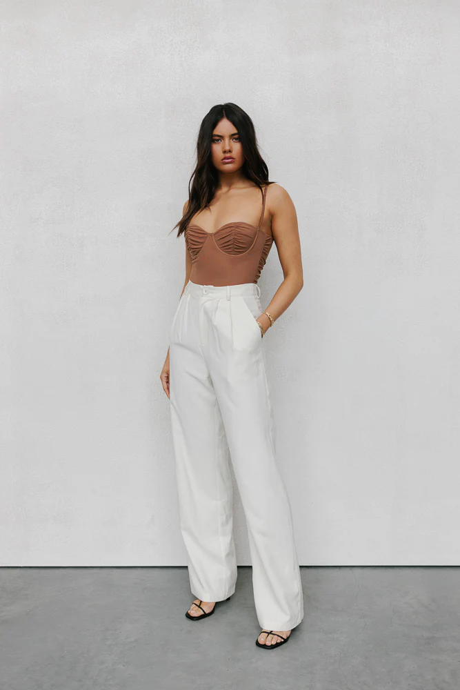 Pip Bodysuit Caramel - Image 7