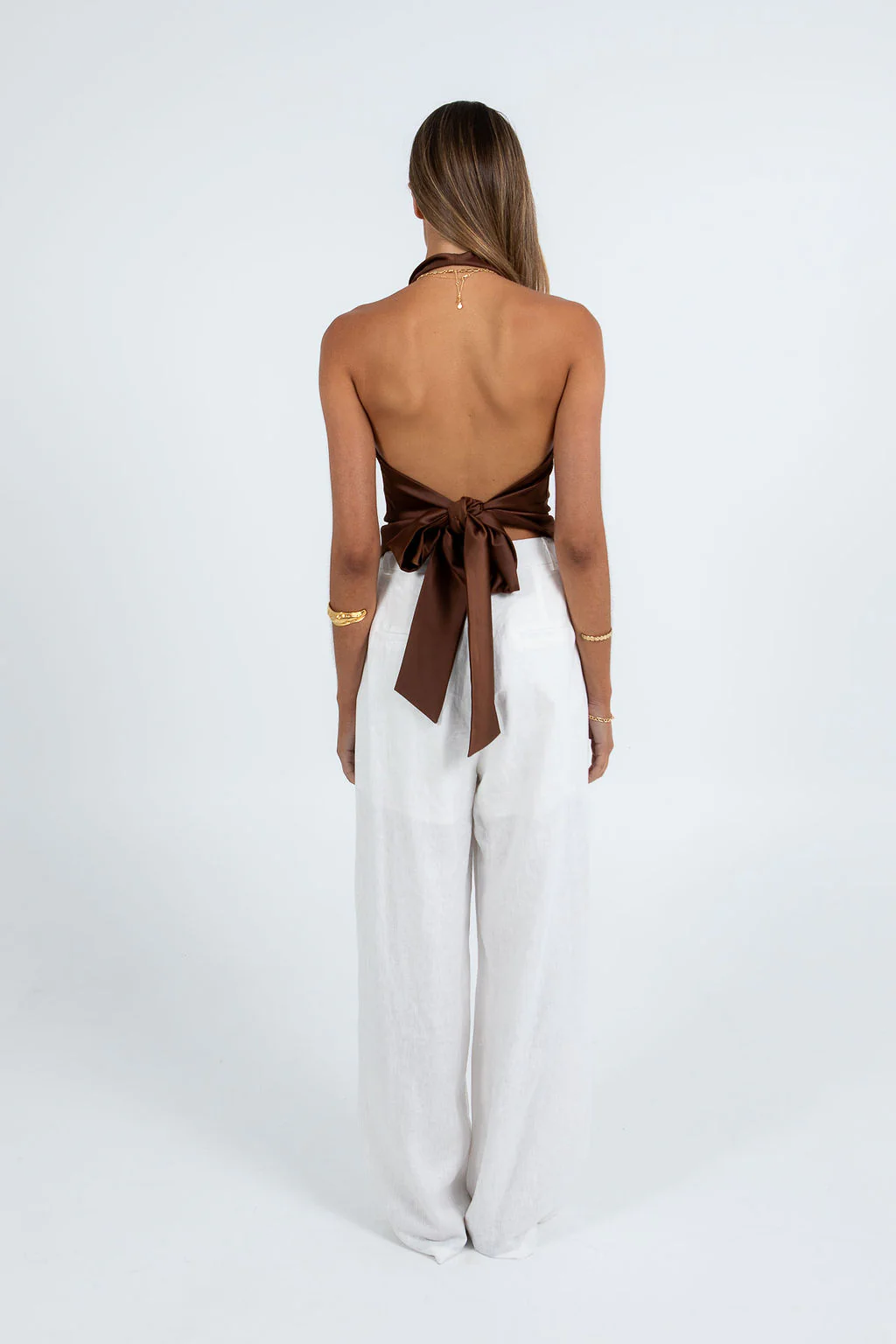 Vivien Linen Pant White - Image 6