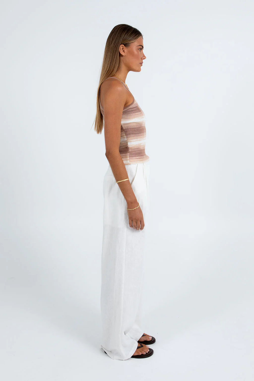 Vivien Linen Pant White - Image 8