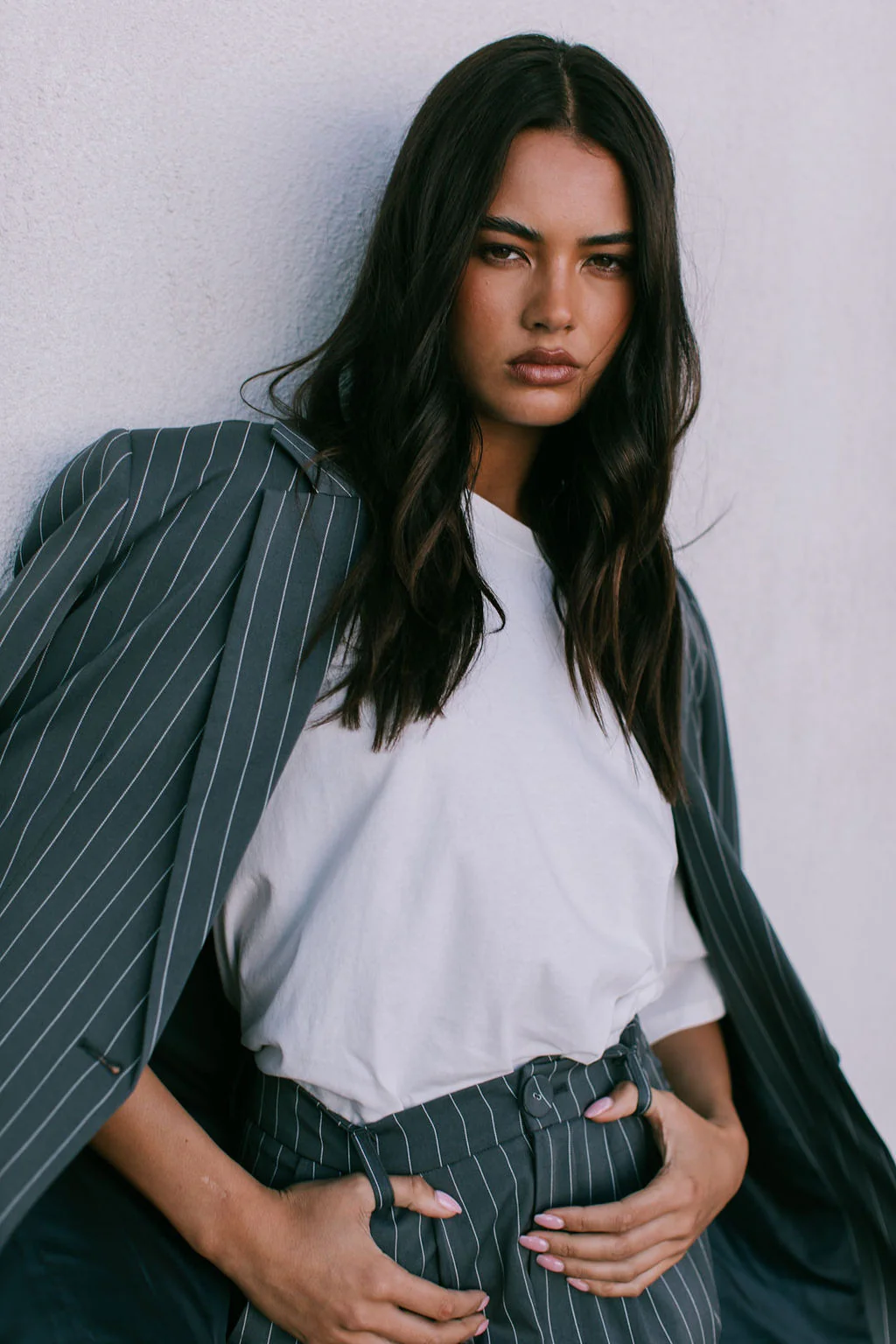 Quade Blazer Charcoal Pinstripe - Image 21
