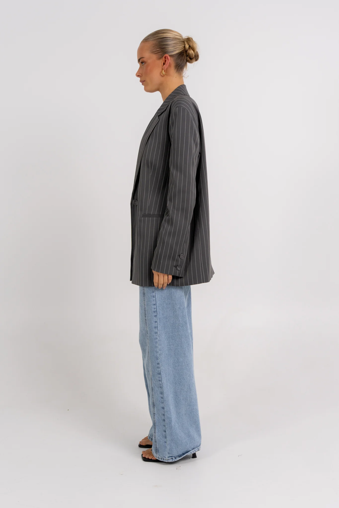 Quade Blazer Charcoal Pinstripe - Image 25