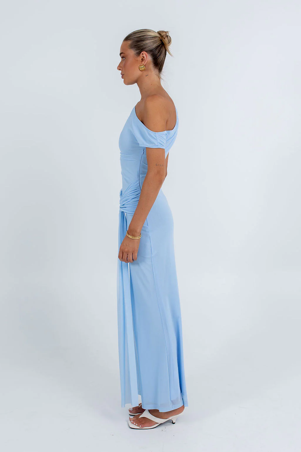 Que Maxi Dress Baby Blue - Image 6