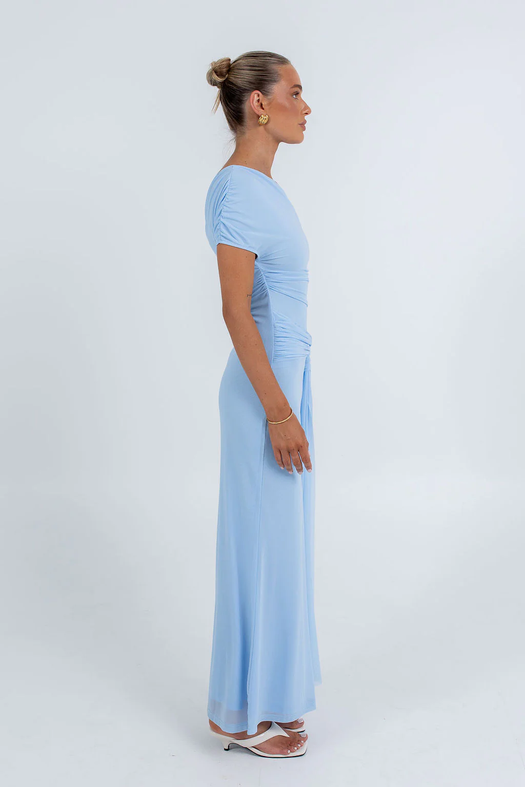 Que Maxi Dress Baby Blue - Image 8
